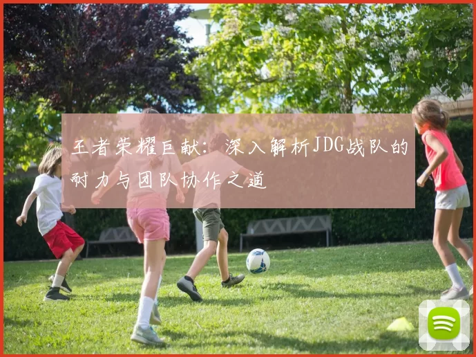 王者荣耀巨献：深入解析JDG战队的耐力与团队协作之道